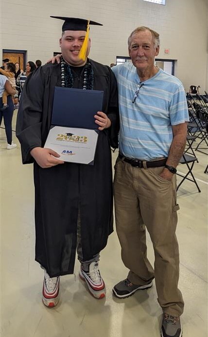 Jim Hall, 67, used a home equity loan to help his grandson pay for aircraft mechanic school. (Jim Hall)